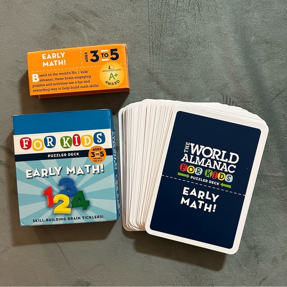 Puzzled Decks for kids ages 3-5, Choice of Math, Science, Reading, Kindergarten - Picture 7 of 8